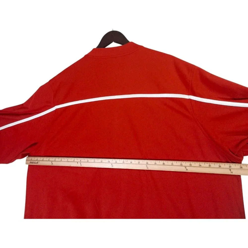 Nike Dri Fit‎ Dickison Red Devils Football Zip Track Jacket Men's 2XL Zip Pocket